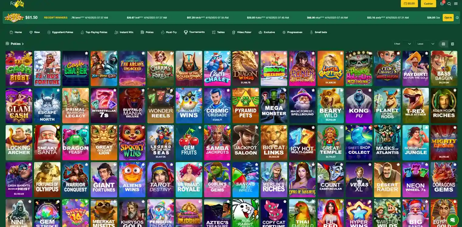 fair go casino games