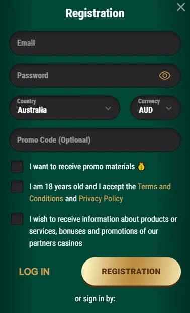 richard casino registration