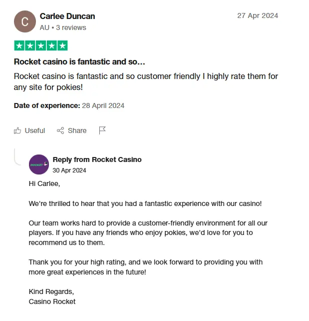 rocket casino review