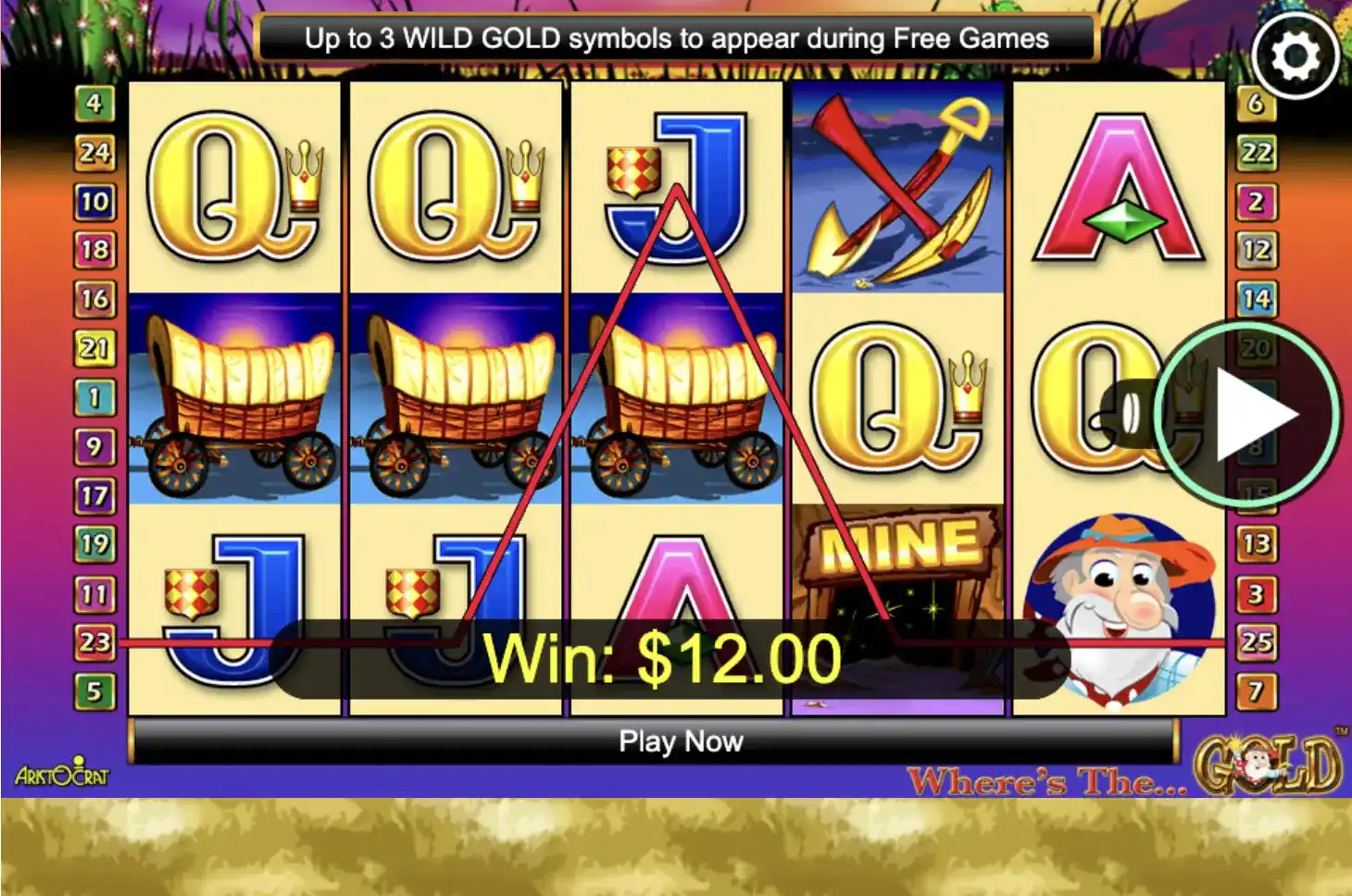 wheres the gold win