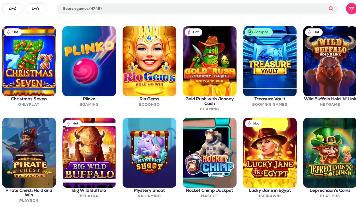 wild fortune games