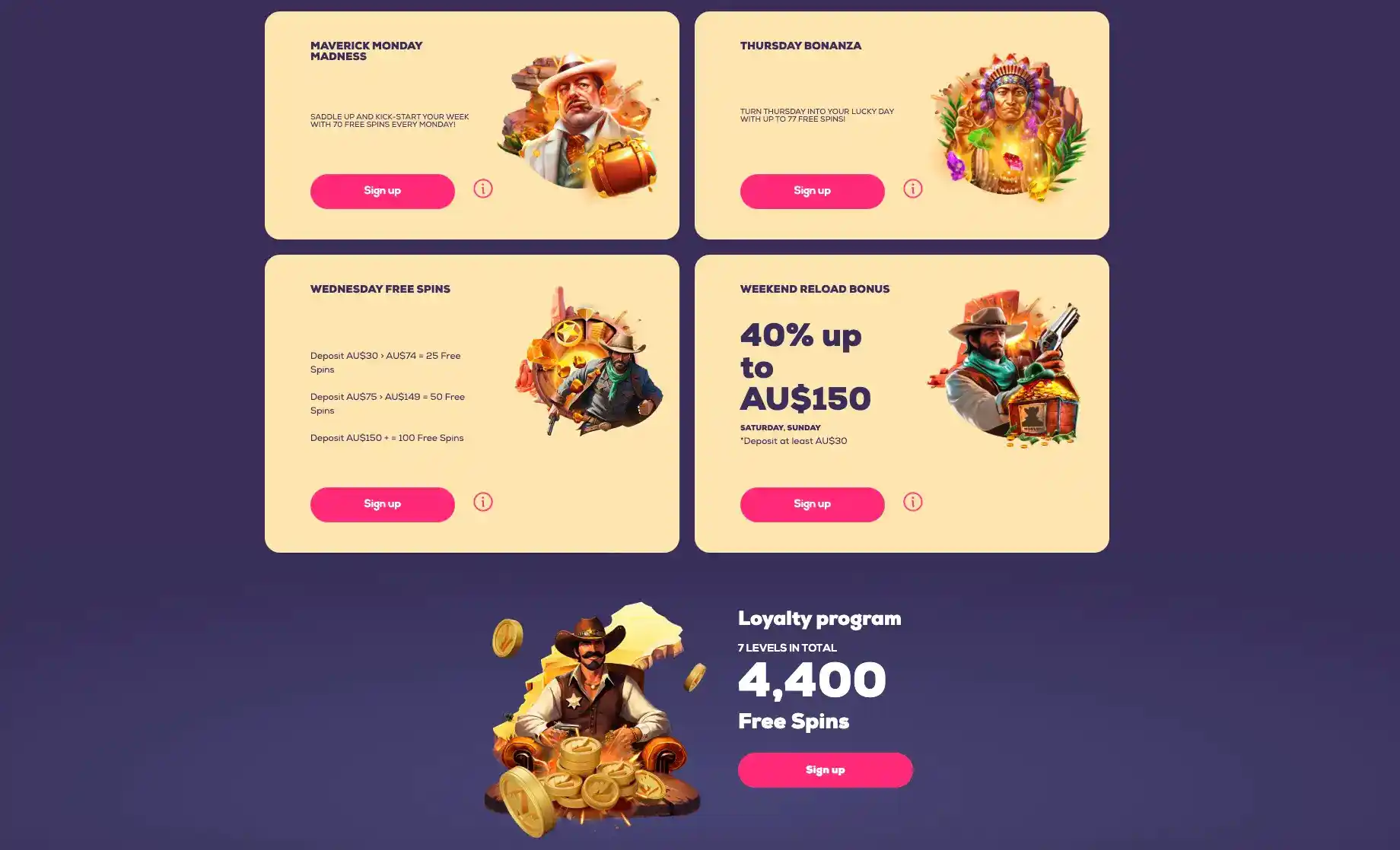 wild fortune promotions