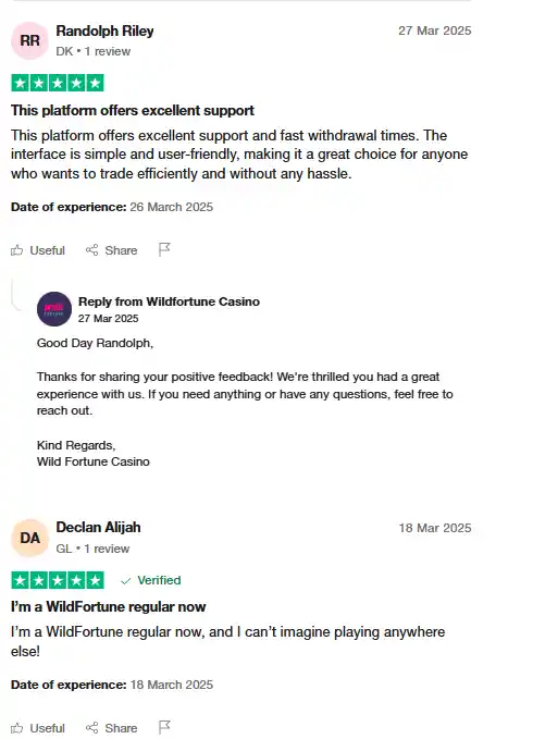 wild fortune review