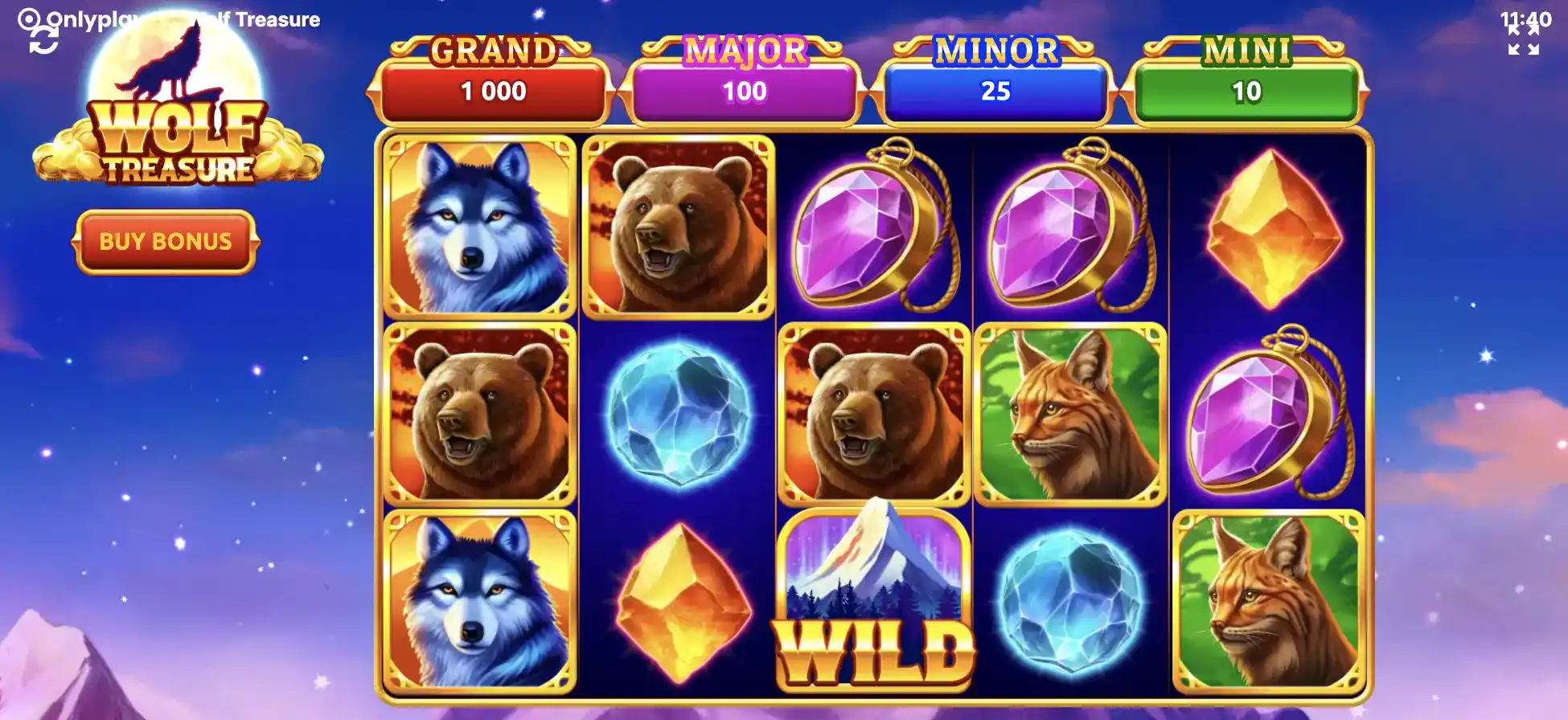 wolf treasure slot