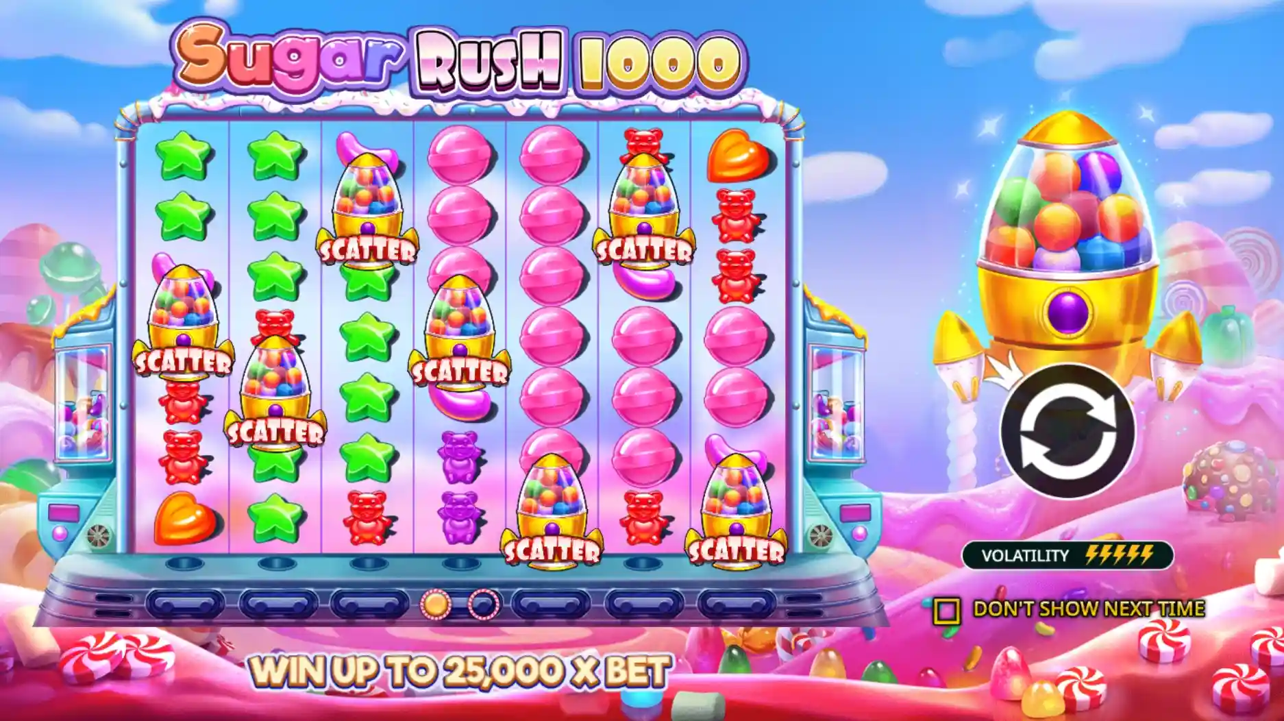 sugar rush 1000 main page