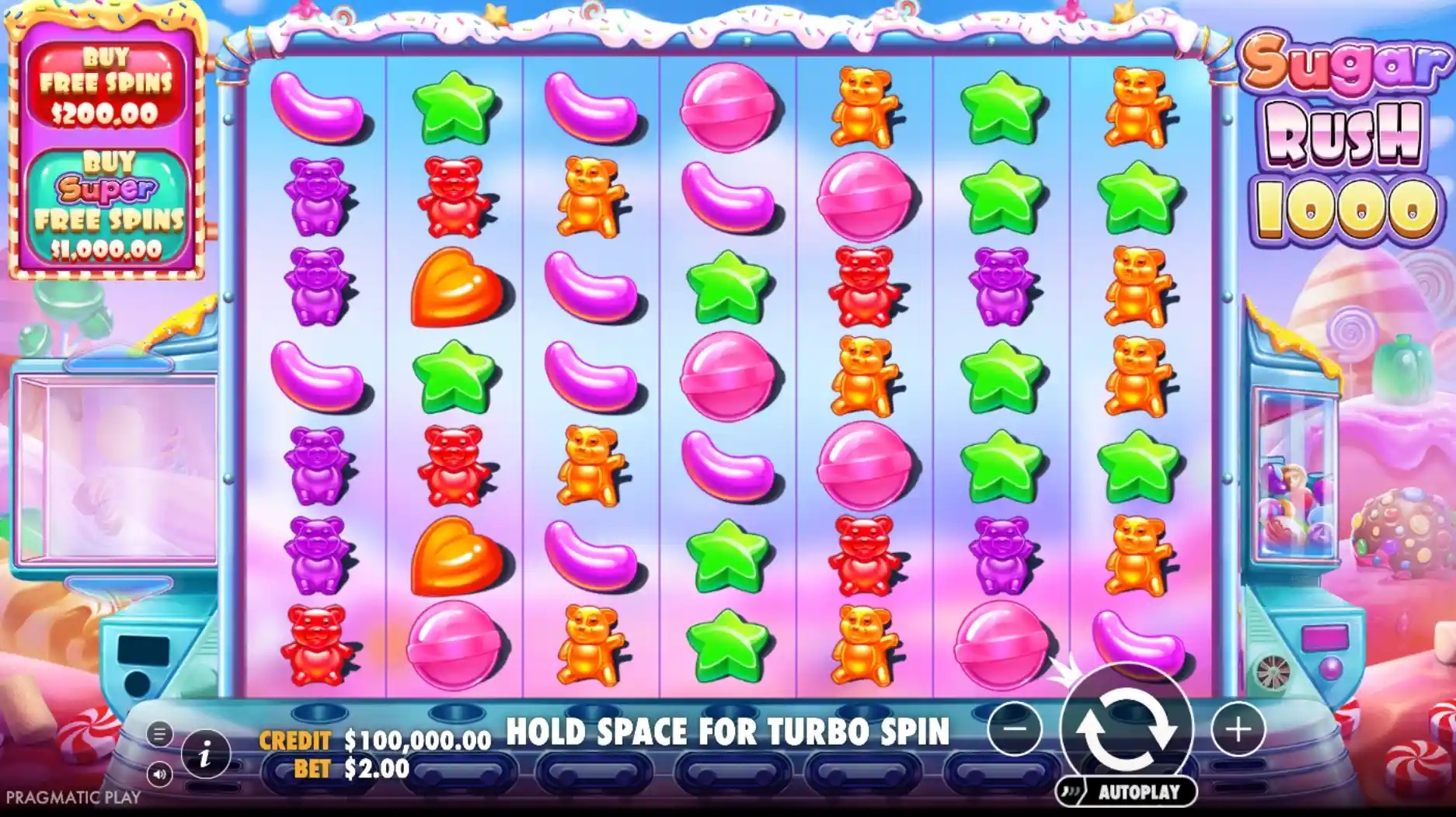 sugar rush 1000 slot