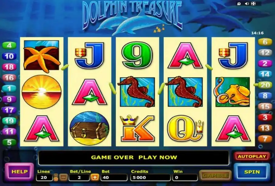 dolphin treasure slot